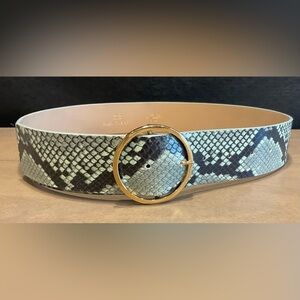 B-Low The Belt Womens Animal Print Genuine Leather Belt Size S (originally $128)